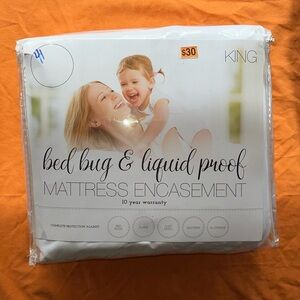 King size NEW Mattress Encasement - White